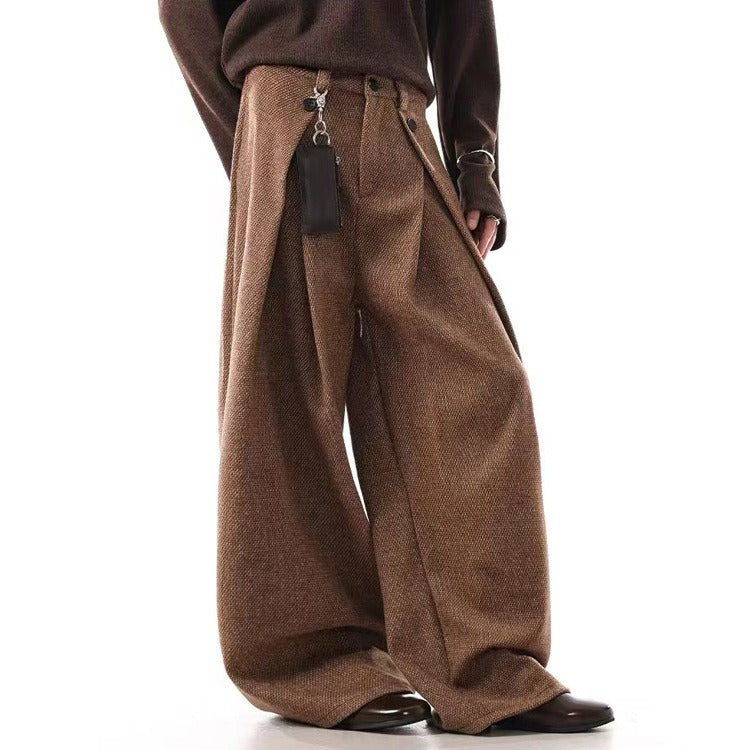 Men's Vintage Pleated Trousers | Wide Leg